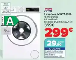 Carrefour Lavadora NWTA1814 15 oferta