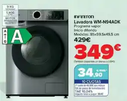 Carrefour INFINITON Lavadora WM-N94ADK oferta