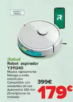 Carrefour ROBOT aspirador Y311240 oferta