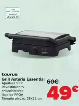 Carrefour TAURUS Grill Asteria Essential oferta