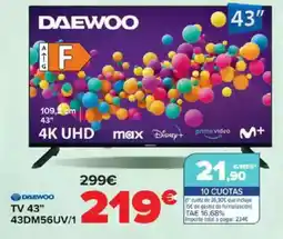 Carrefour DAEWOO TV 43" 43DM56UV/1 oferta