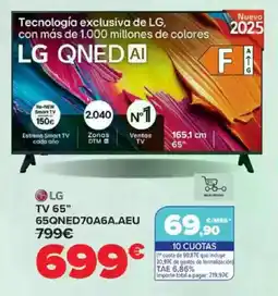 Carrefour LG TV 65" 65QNED70A6A.AEU oferta
