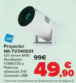 Carrefour Proyector NK-TV340031 oferta