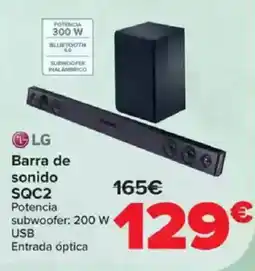 Carrefour LG Barra de sonido SQC2 oferta