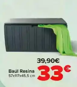 Carrefour Baúl Resina 57x117x45,5 cm oferta
