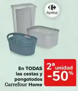 Carrefour En todas las cestas y pongotodos carrefour home oferta
