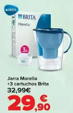 Carrefour BRITA Jarra Marella +3 cartuchos oferta