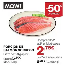 Supercor Porción de salmón noruego oferta