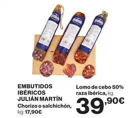 Supercor JULIÁN MARTÍN Embutidos ibéricos oferta