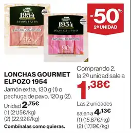 Supercor ELPOZO 1954 Lonchas gourmet oferta