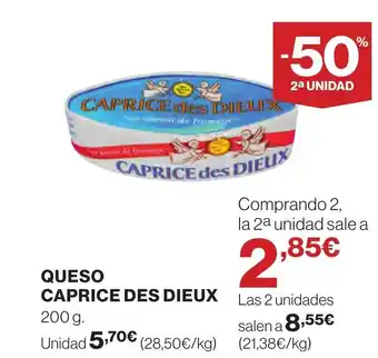 Supercor CAPRICE DES DIEUX Queso oferta