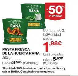 Supercor RANA Pasta fresca de la huerta oferta