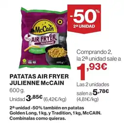 Supercor MCCAIN Patatas air fryer julienne oferta