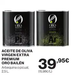 Supercor ORO BAILÉN Aceite de oliva virgen extra premium oferta