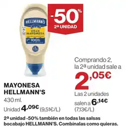 Supercor HELLMANN'S Mayonesa oferta