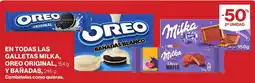 Supercor En todas las galletas milka, oreo original oferta