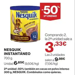 Supercor NESQUIK Instantáneo oferta