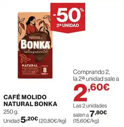 Supercor BONKA Café molido natural oferta