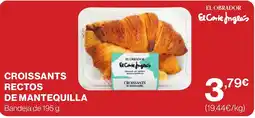 Supercor Croissants rectos de mantequilla oferta