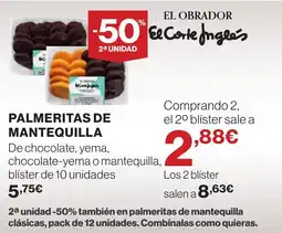 Supercor Palmeritas de mantequilla oferta