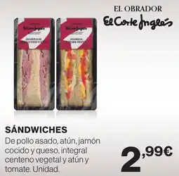 Supercor Sandwiches oferta