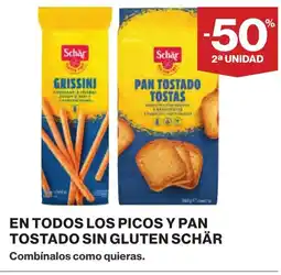Supercor SCHÄR En todos los picos y pan tostado sin gluten oferta