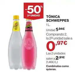 Supercor SCHWEPPES Tónica oferta