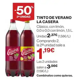 Supercor LA CASERA Tinto de verano oferta