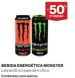 Supercor MONSTER Bebida energética oferta