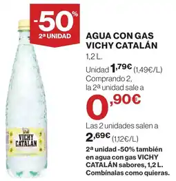 Supercor VICHY CATALÁN Agua con gas oferta