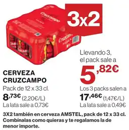 Supercor CRUZCAMPO Cerveza oferta