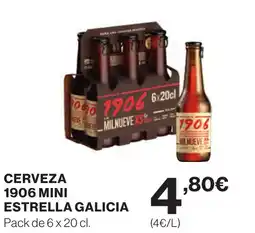 Supercor ESTRELLA GALICIA Cerveza 1906 mini oferta