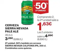 Supercor Cerveza sierra nevada pale ale oferta