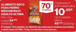 Supercor ULTIMA Alimento seco para perro medium maxi adulto oferta