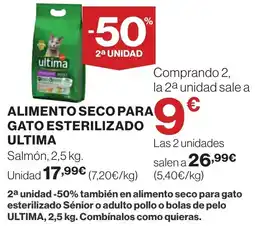 Supercor ULTIMA Alimento seco para gato esterilizado oferta