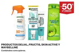 Supercor Productos delial, fructis, skin active y maybelline oferta