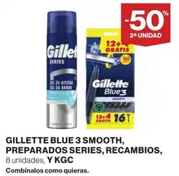 Supercor GILLETTE BLUE 3 Smooth, preparados series, recambios, oferta
