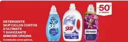 Supercor Detergente skip ciclos cortos o ultimate y suavizante mimosín origins oferta