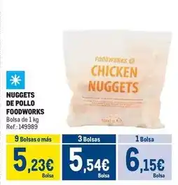 Makro Foodworks - nuggets de pollo oferta