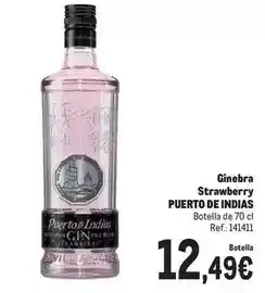 Makro Puerto de indias - ginebra strawberry oferta