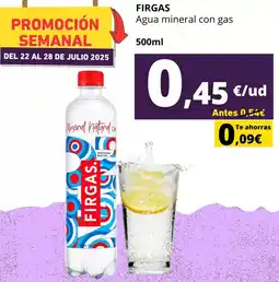 Tu Trébol Hipermercados Firgas - agua mineral con gas oferta