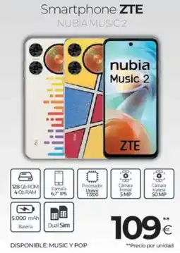 Tien 21 ZTE Smartphone NUBIA MUSIC 2 oferta