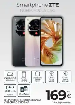 Tien 21 ZTE Smartphone nubia focus 25g oferta