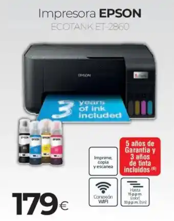 Tien 21 EPSON Impresora ecotank et-2860 oferta