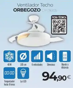 Tien 21 ORBEGOZO Ventilador techo cp 136105 oferta