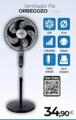 Tien 21 ORBEGOZO Ventilador pie sf0149 oferta