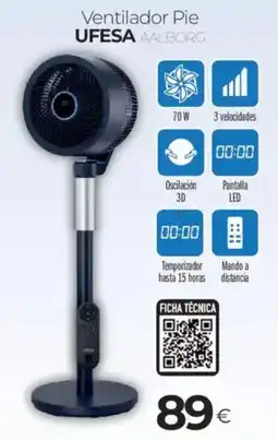 Tien 21 UFESA Ventilador Pie AALBORG oferta