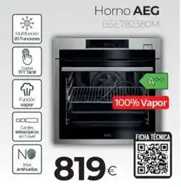 Tien 21 AEG Horno BSE782380M oferta