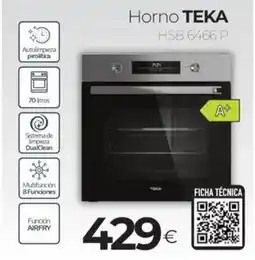 Tien 21 TEKA Horno HSB 6466 P oferta