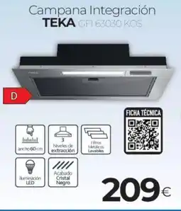 Tien 21 TEKA Campana Integración GFI 63030 KOS oferta